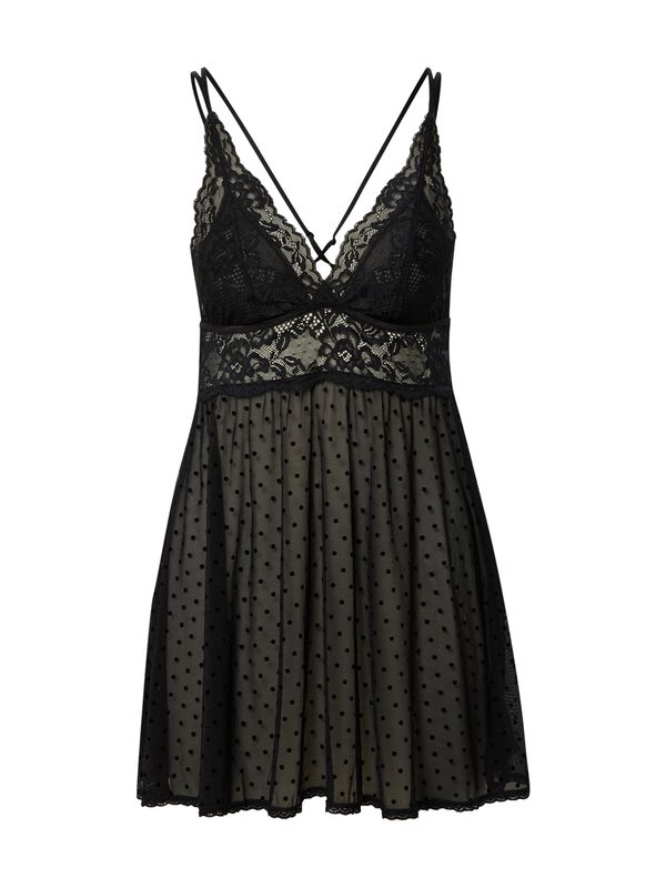 Hunkemöller Hunkemöller Negliže 'Beatriz'  crna