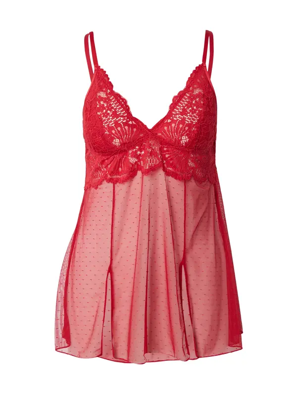 Hunkemöller Hunkemöller Negliže 'Whitney'  vatreno crvena