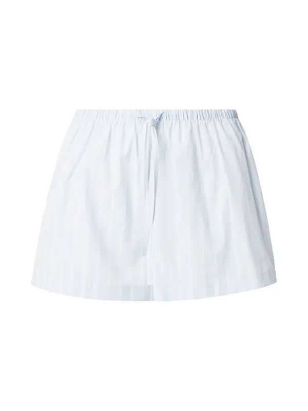Hunkemöller Hunkemöller Pidžama hlače  pastelno plava / bijela