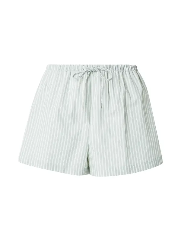 Hunkemöller Hunkemöller Pidžama hlače  pastelno zelena / bijela