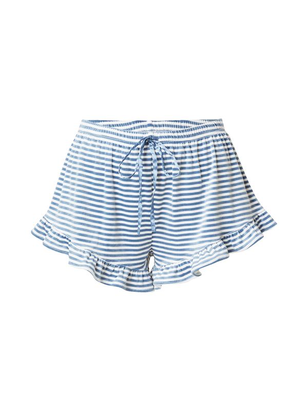 Hunkemöller Hunkemöller Pidžama hlače  plava / bijela