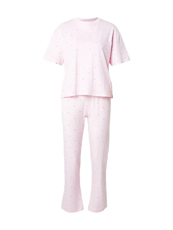 Hunkemöller Hunkemöller Pidžama  roza / crvena