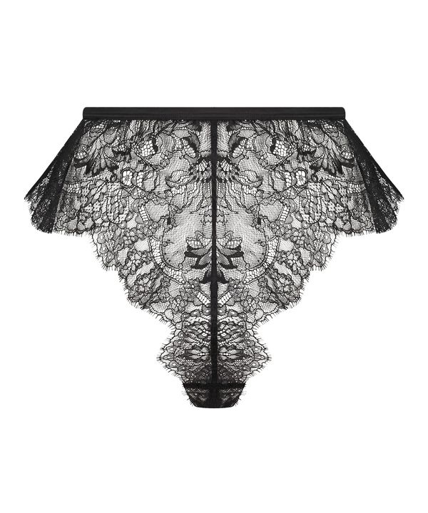 Hunkemöller Hunkemöller Slip 'Camille'  crna / prozirna