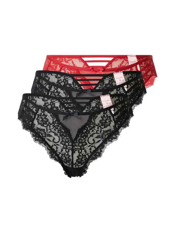 Hunkemöller Hunkemöller Slip  crvena / crna