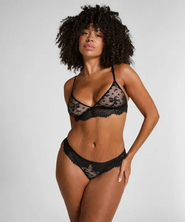 Hunkemöller Hunkemöller Slip 'Lou'  nude / crna