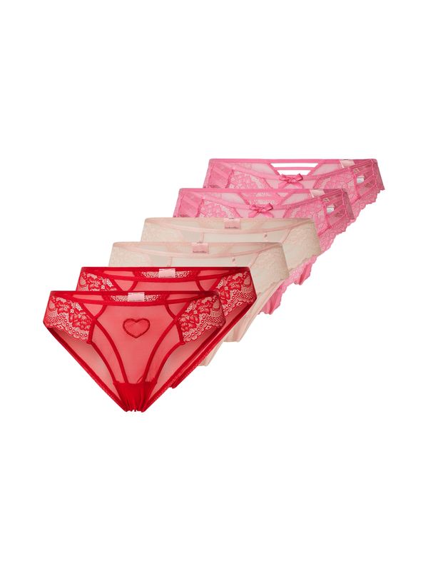 Hunkemöller Hunkemöller Slip  ružičasta / puder roza / crvena