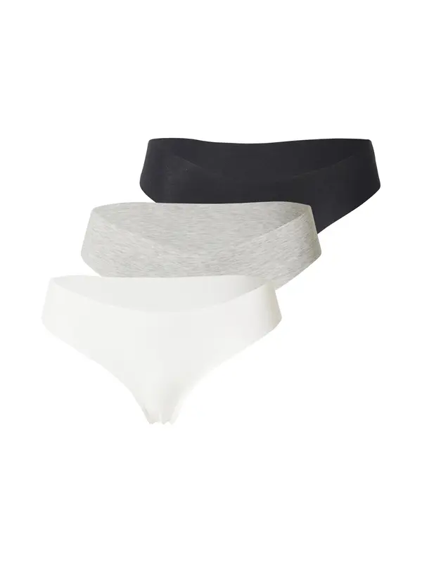 Hunkemöller Hunkemöller Slip  siva / crna / bijela