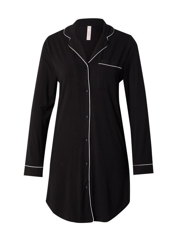 Hunkemöller Hunkemöller Spavaćica košulja 'Essential'  crna / bijela