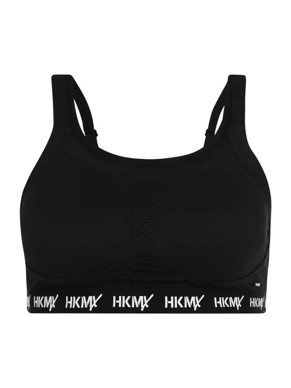 Hunkemöller Hunkemöller Sportski grudnjak 'The Elite'  crna / bijela