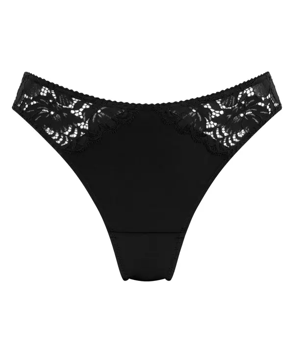 Hunkemöller Hunkemöller Tanga gaćice 'Andrea'  crna