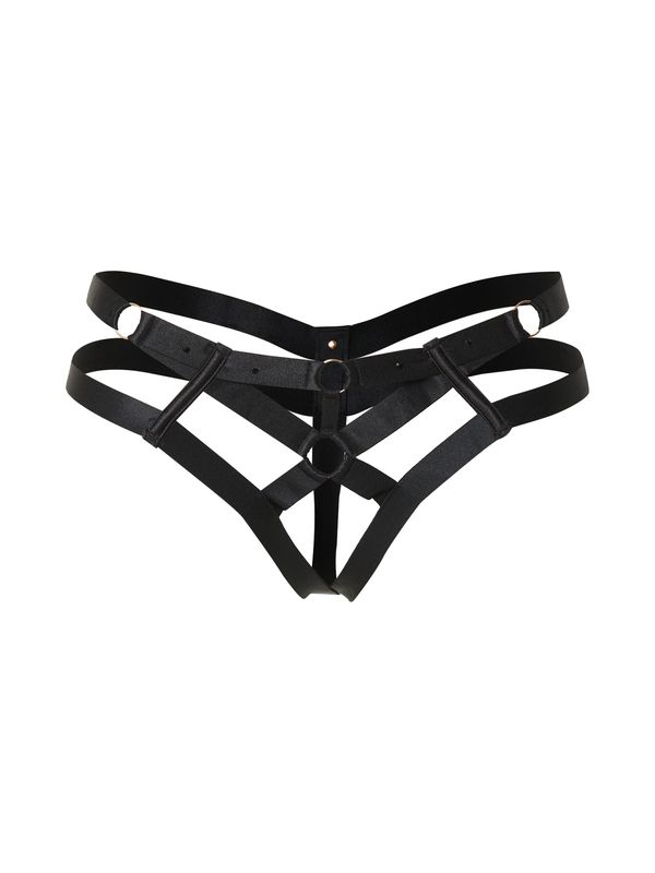 Hunkemöller Hunkemöller Tanga gaćice 'Athena'  crna