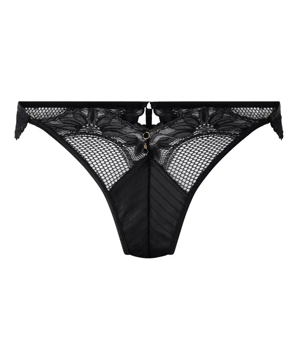 Hunkemöller Hunkemöller Tanga gaćice 'Belladonna'  crna