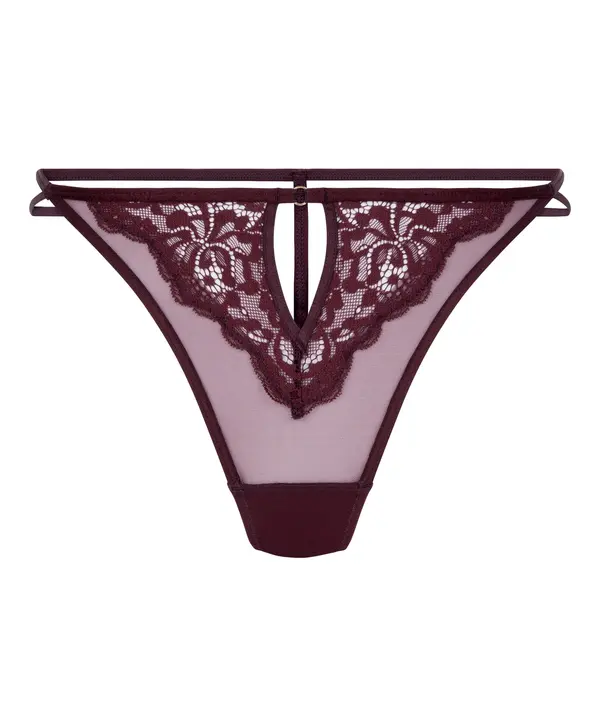 Hunkemöller Hunkemöller Tanga gaćice 'Cinnamon'  bordo