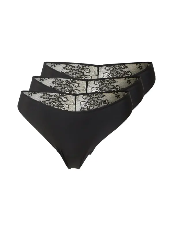 Hunkemöller Hunkemöller Tanga gaćice  crna