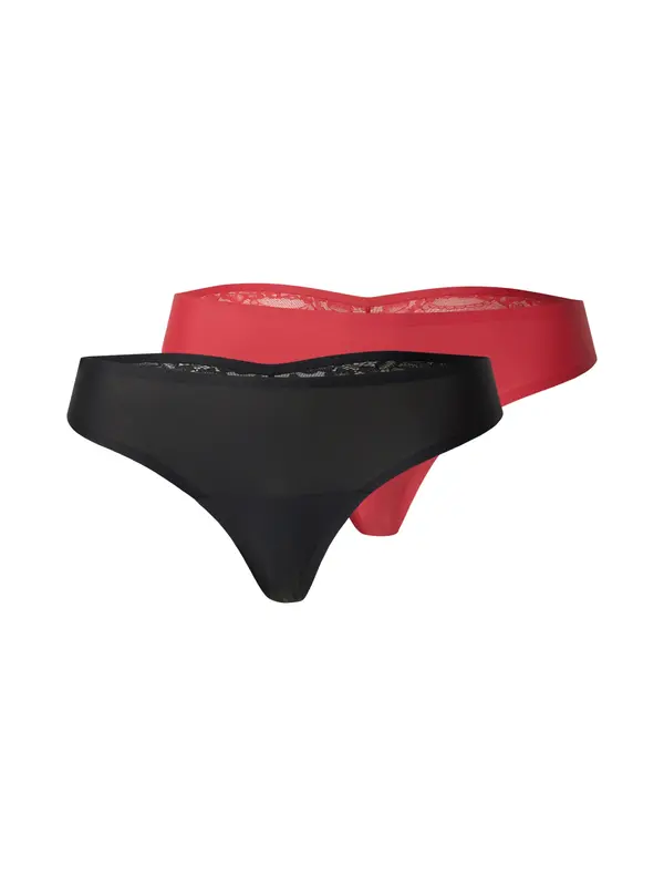 Hunkemöller Hunkemöller Tanga gaćice  crvena / crna