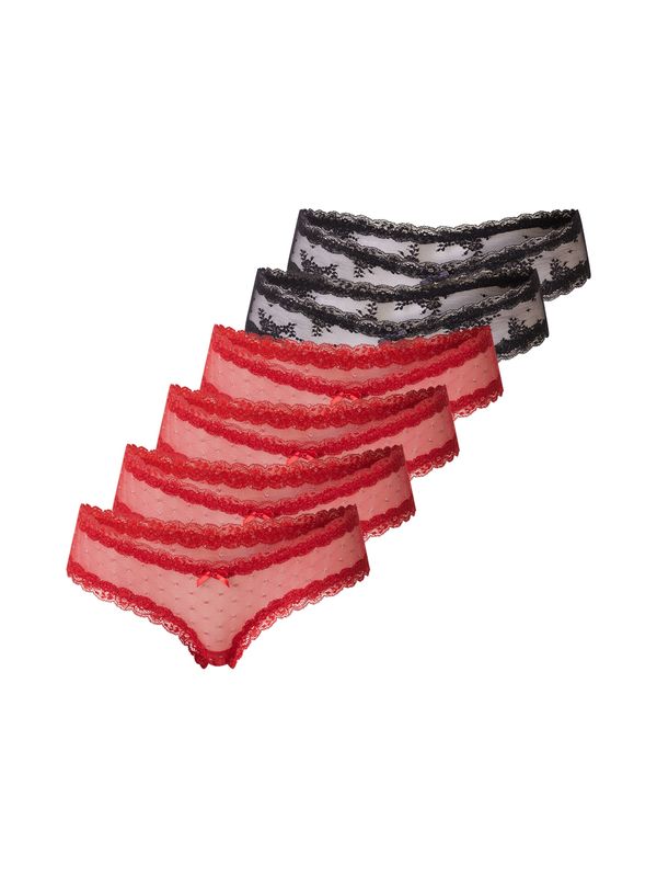 Hunkemöller Hunkemöller Tanga gaćice  crvena / crna