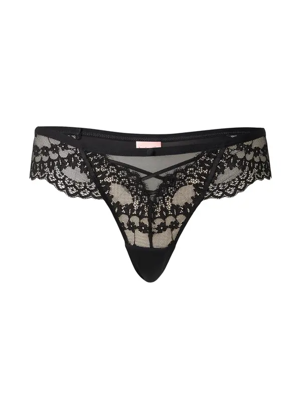 Hunkemöller Hunkemöller Tanga gaćice 'Daisy'  crna