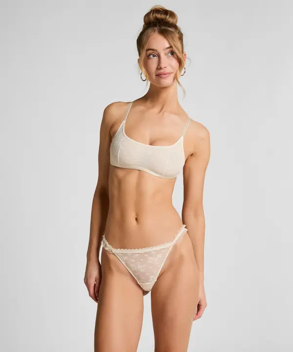 Hunkemöller Hunkemöller Tanga gaćice 'Darcy'  bijela