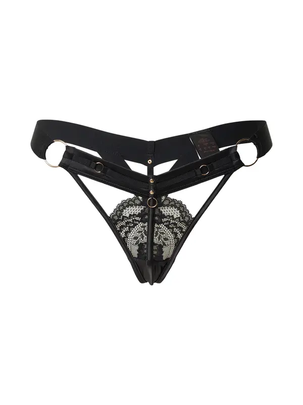 Hunkemöller Hunkemöller Tanga gaćice 'Emmeline'  crna