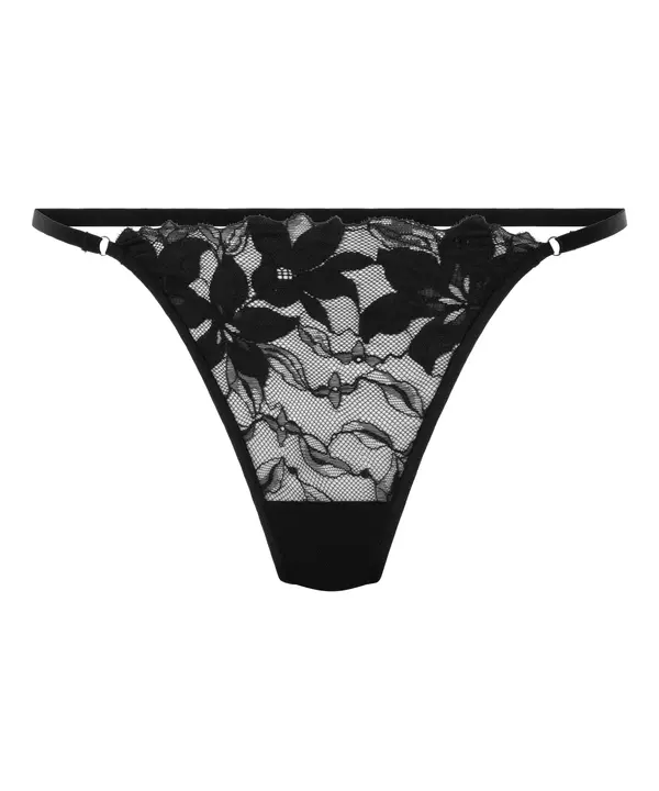 Hunkemöller Hunkemöller Tanga gaćice 'Ingrid'  crna