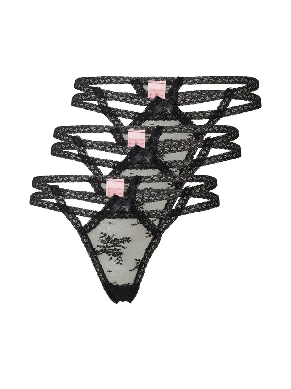 Hunkemöller Hunkemöller Tanga gaćice 'Irina'  crna