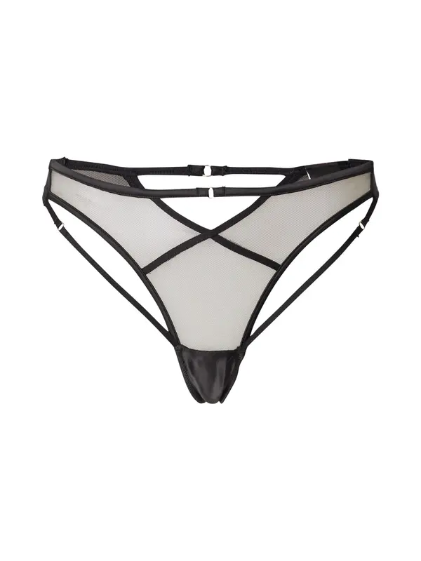 Hunkemöller Hunkemöller Tanga gaćice 'JANA'  crna
