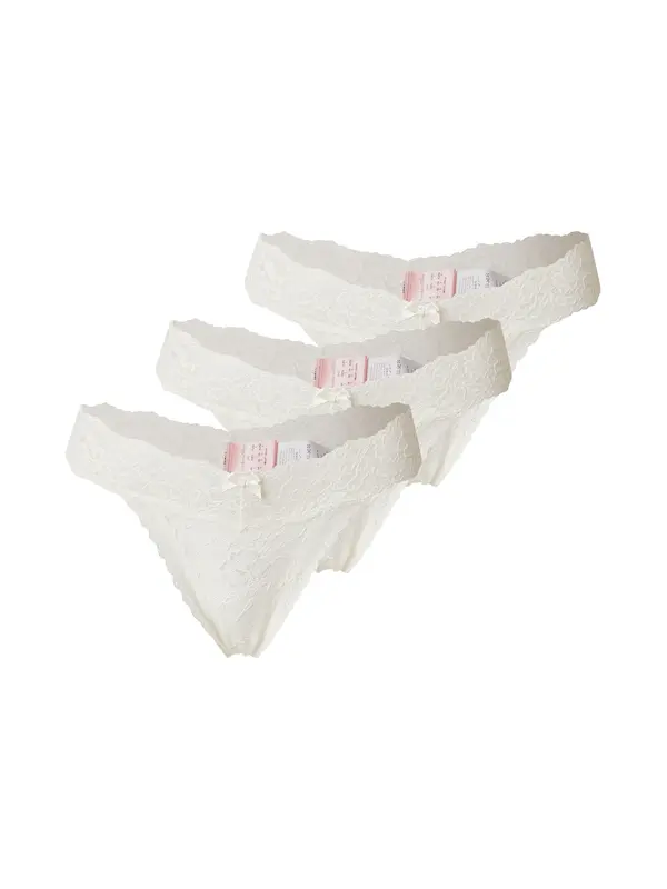 Hunkemöller Hunkemöller Tanga gaćice 'Madison'  bijela