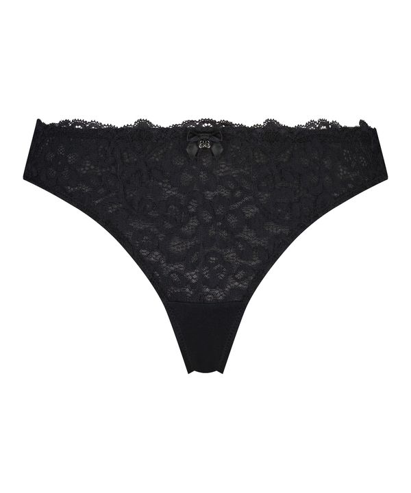 Hunkemöller Hunkemöller Tanga gaćice 'Marine'  crna