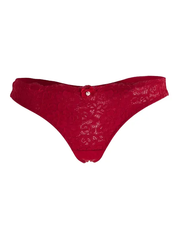 Hunkemöller Hunkemöller Tanga gaćice 'Marine'  crvena