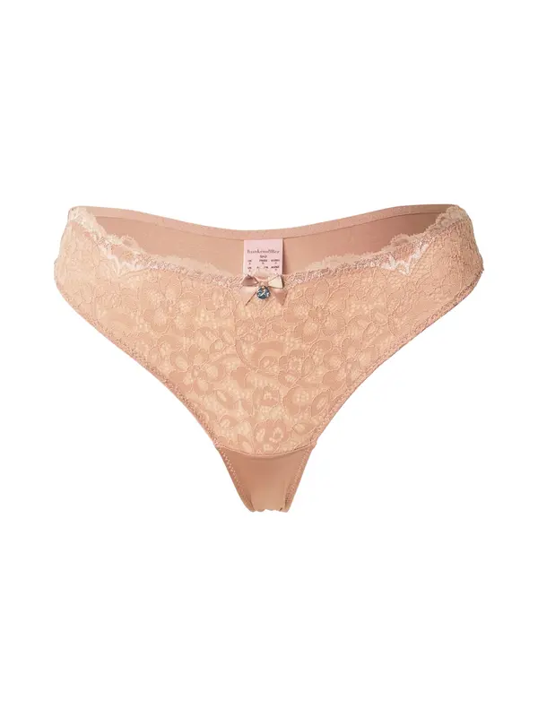 Hunkemöller Hunkemöller Tanga gaćice 'Marine'  svijetlosmeđa