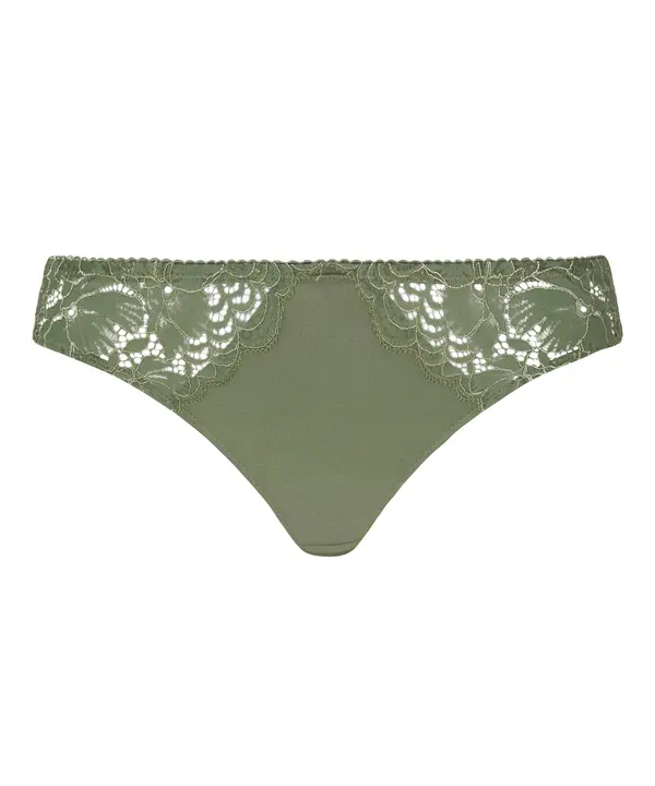 Hunkemöller Hunkemöller Tanga gaćice  maslinasta