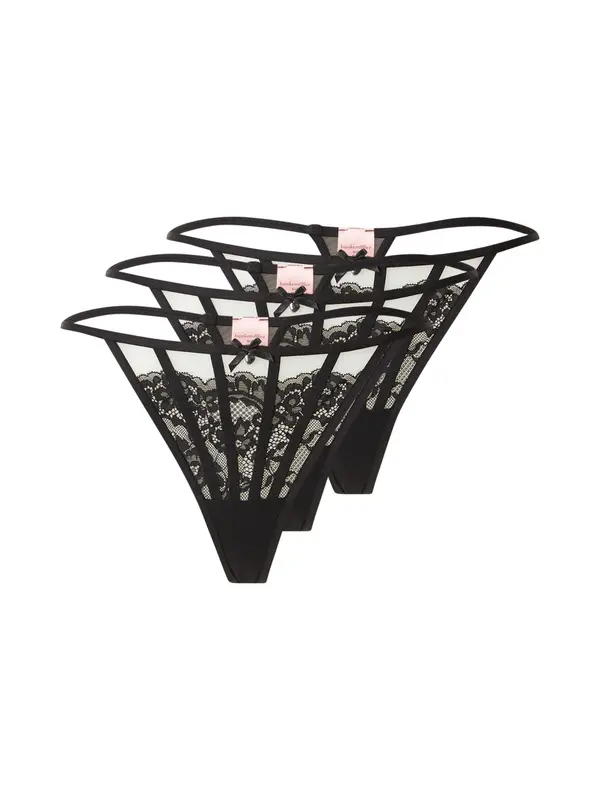 Hunkemöller Hunkemöller Tanga gaćice 'Maxime'  crna