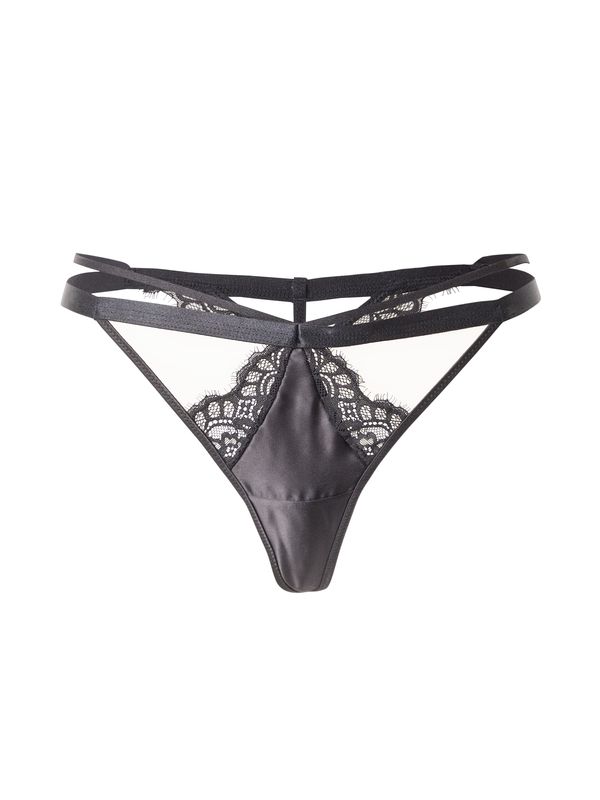 Hunkemöller Hunkemöller Tanga gaćice 'Nisha'  crna