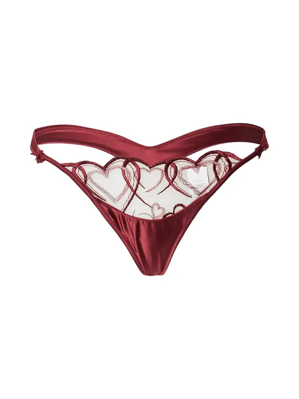 Hunkemöller Hunkemöller Tanga gaćice 'Olivia'  boja vina
