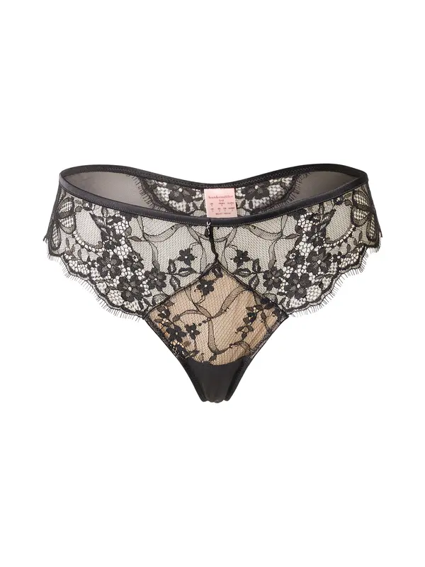 Hunkemöller Hunkemöller Tanga gaćice 'Prina'  crna