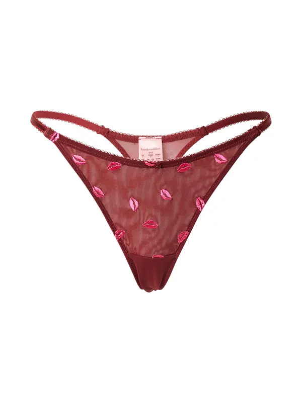 Hunkemöller Hunkemöller Tanga gaćice  roza / tamno crvena