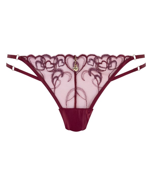 Hunkemöller Hunkemöller Tanga gaćice 'Scarlett'  boja vina