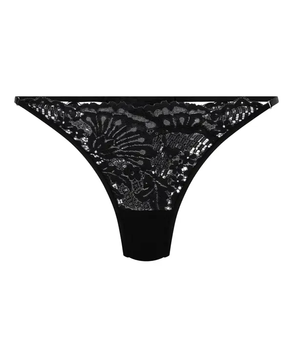 Hunkemöller Hunkemöller Tanga gaćice 'Whitney'  crna