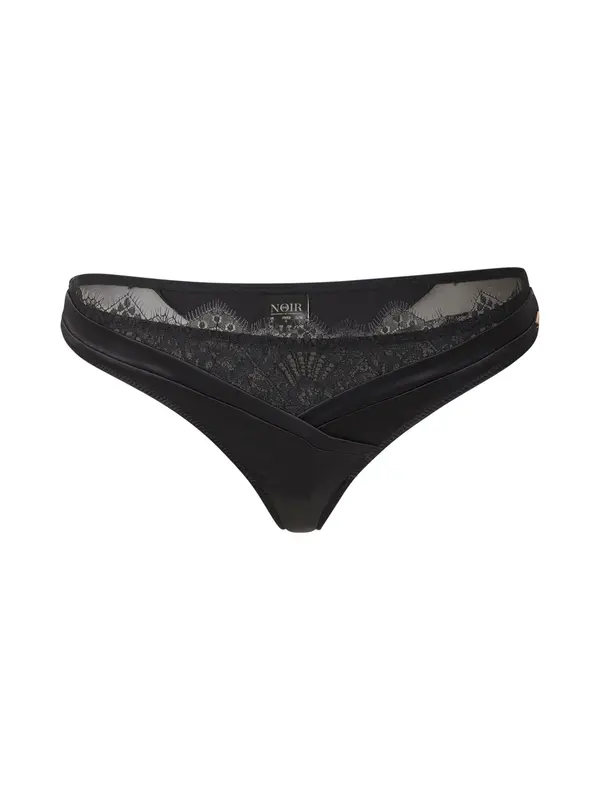 Hunkemöller Hunkemöller Tanga gaćice 'Zoe'  crna