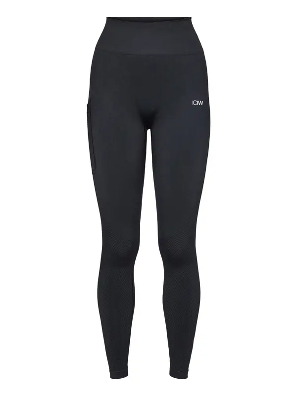 ICANIWILL ICANIWILL Sportske hlače 'Define Seamless'  crna