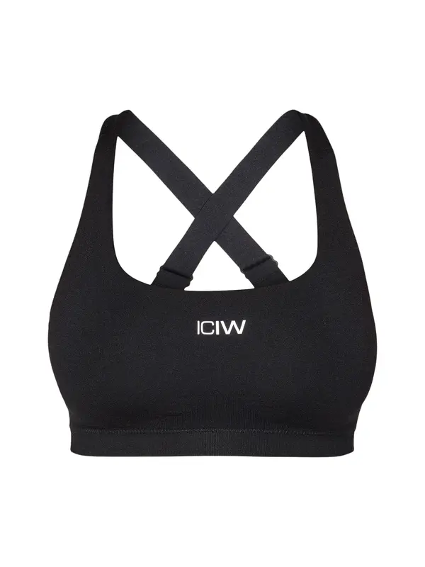 ICANIWILL ICANIWILL Sportski grudnjak  crna / prljavo bijela
