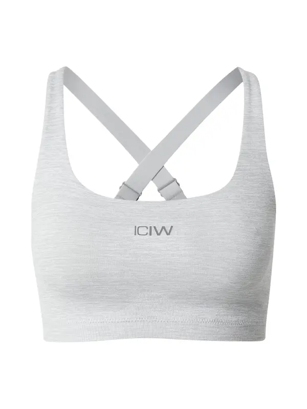 ICANIWILL ICANIWILL Sportski grudnjak  tamo siva / siva melange