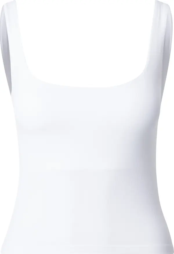 ICANIWILL ICANIWILL Sportski top 'Smooth'  srebro / bijela