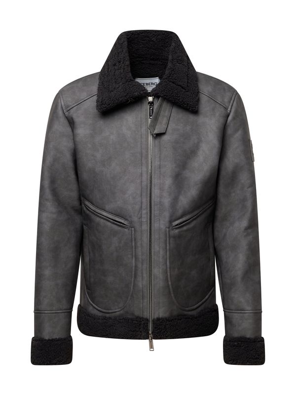 ICEBERG ICEBERG Zimska jakna  grafit siva / crna