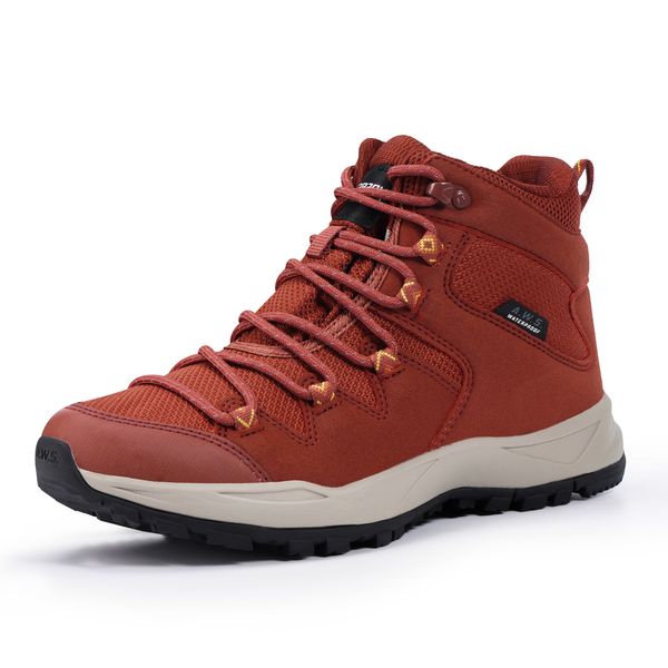 ICEPEAK ICEPEAK Ležerne čizme 'Ansio'  hrđavo crvena / crna / bijela