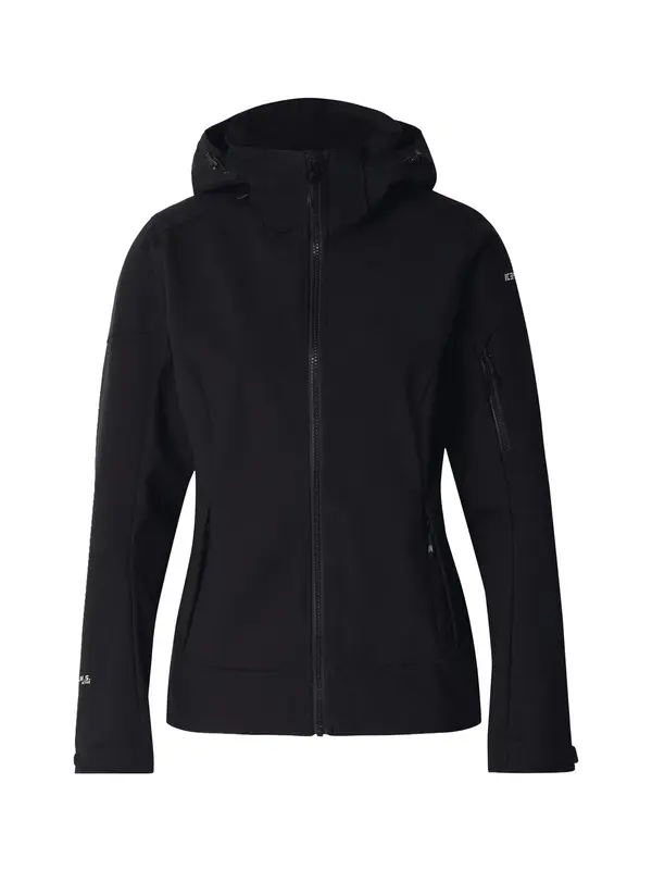 ICEPEAK ICEPEAK Outdoor jakna 'Bathgate'  svijetlosiva / crna