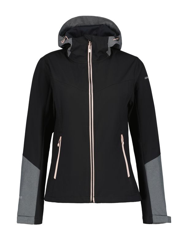 ICEPEAK ICEPEAK Outdoor jakna 'Parnell'  siva / crna