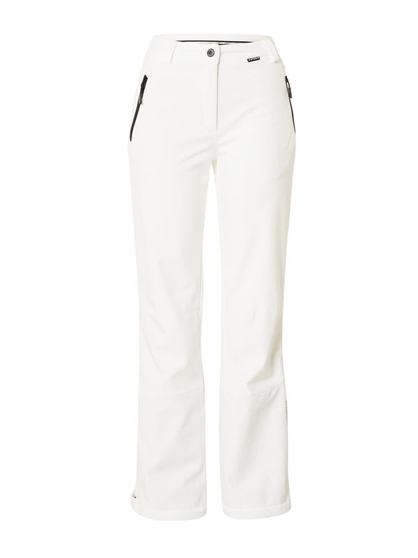 ICEPEAK ICEPEAK Sportske hlače  crna / bijela