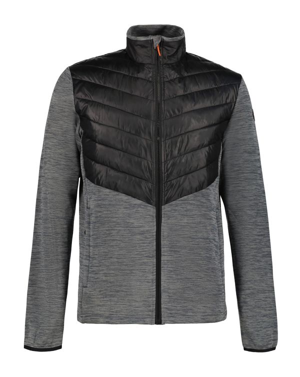 ICEPEAK ICEPEAK Tehnička flis jakna 'PECOS'  tamo siva / crna