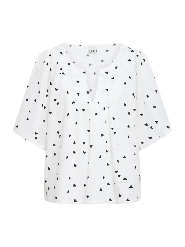ICHI ICHI Bluza 'IHLIFANA'  crna / bijela